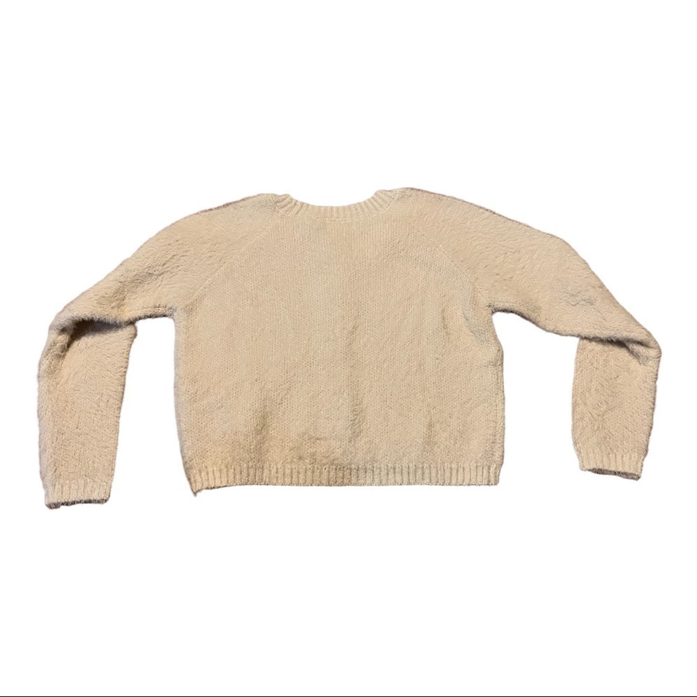 Beige Cotton Emporium Cropped Sweater size XS - Picture 6 of 9